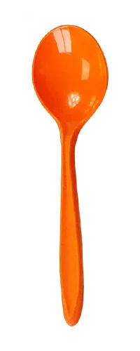 Big Grip copolymer soup spoon for correctional facilities – durable inmate utensil